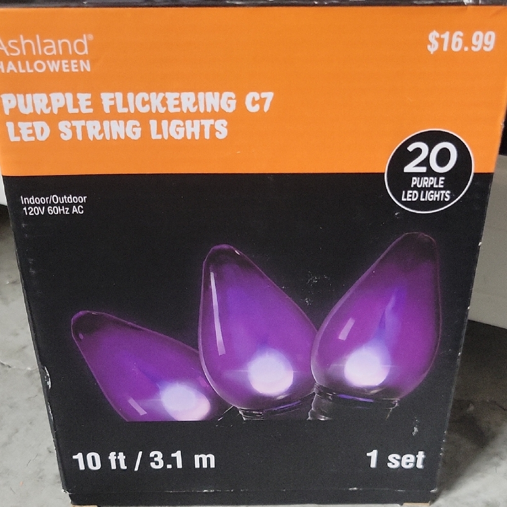 Ashland Purple LED String Lights.